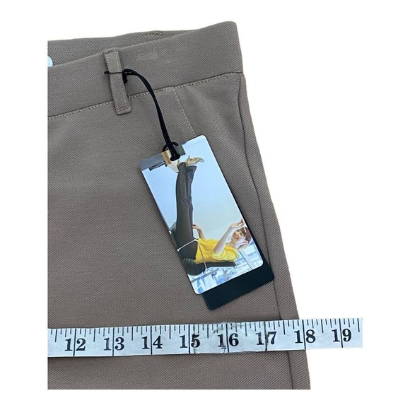 NWT Betabrand Dress Pant Yoga Pants in Khaki Twill Medium Long - Picture 7 of 16
